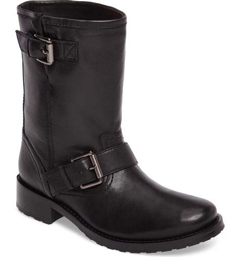 michael kors jonas leather moto boot|Michael Kors boots high heel.